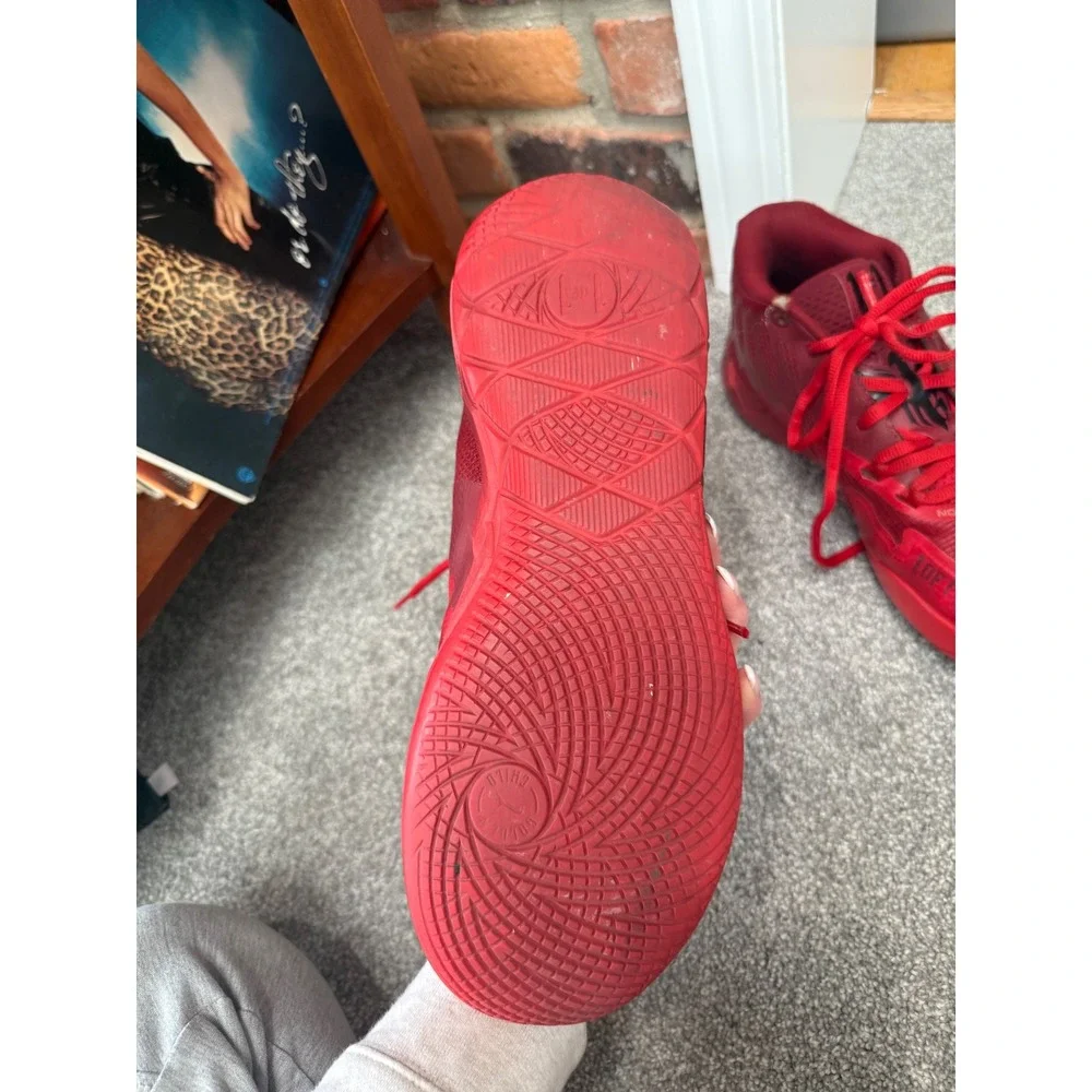 PUMA LaMELO Ball‎ MB.01 Shoes Mens Sz 11 Red Basketball Gym Sneakers